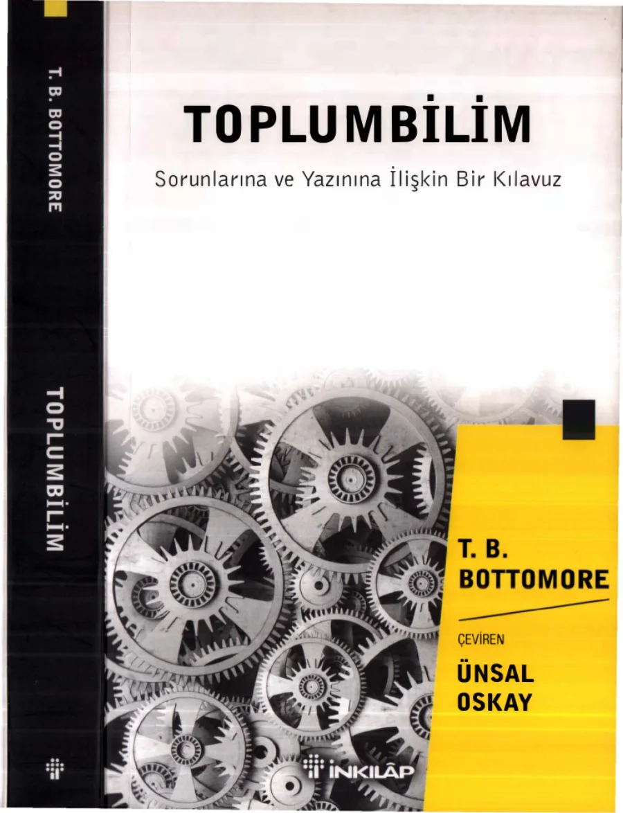 Toplumbilim kitap kapağı