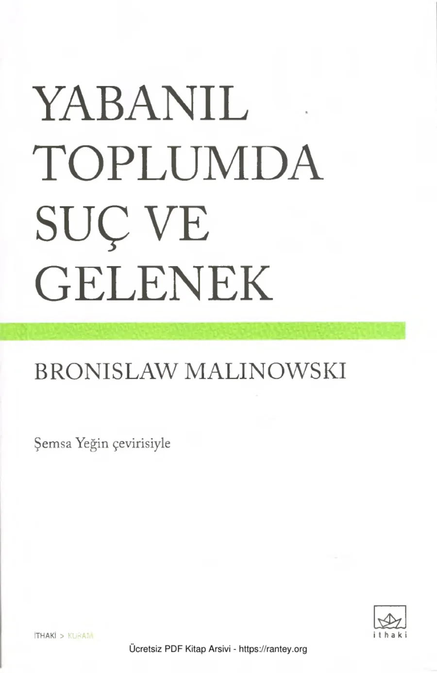 Toplumda Suç ve Gelenek kapak görseli