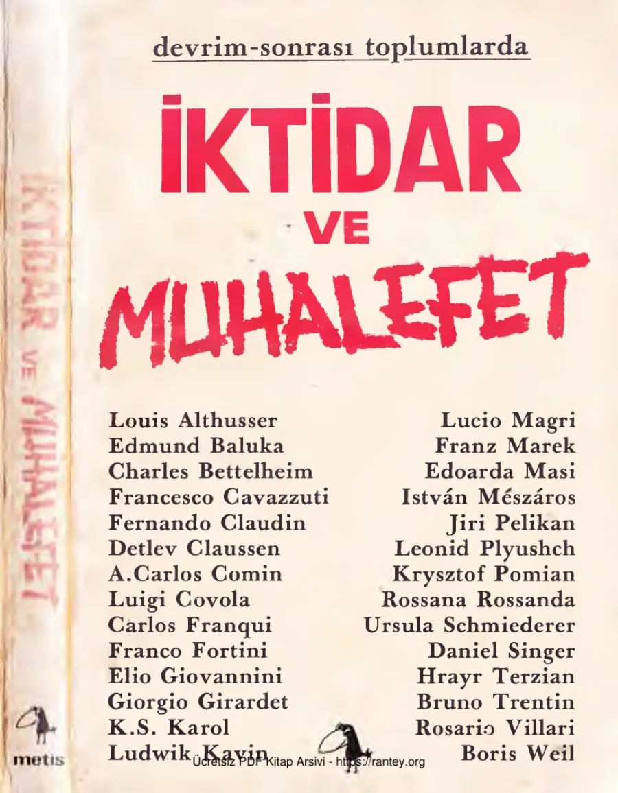 Toplumlarda İktidar ve Muhalefet kapak görseli