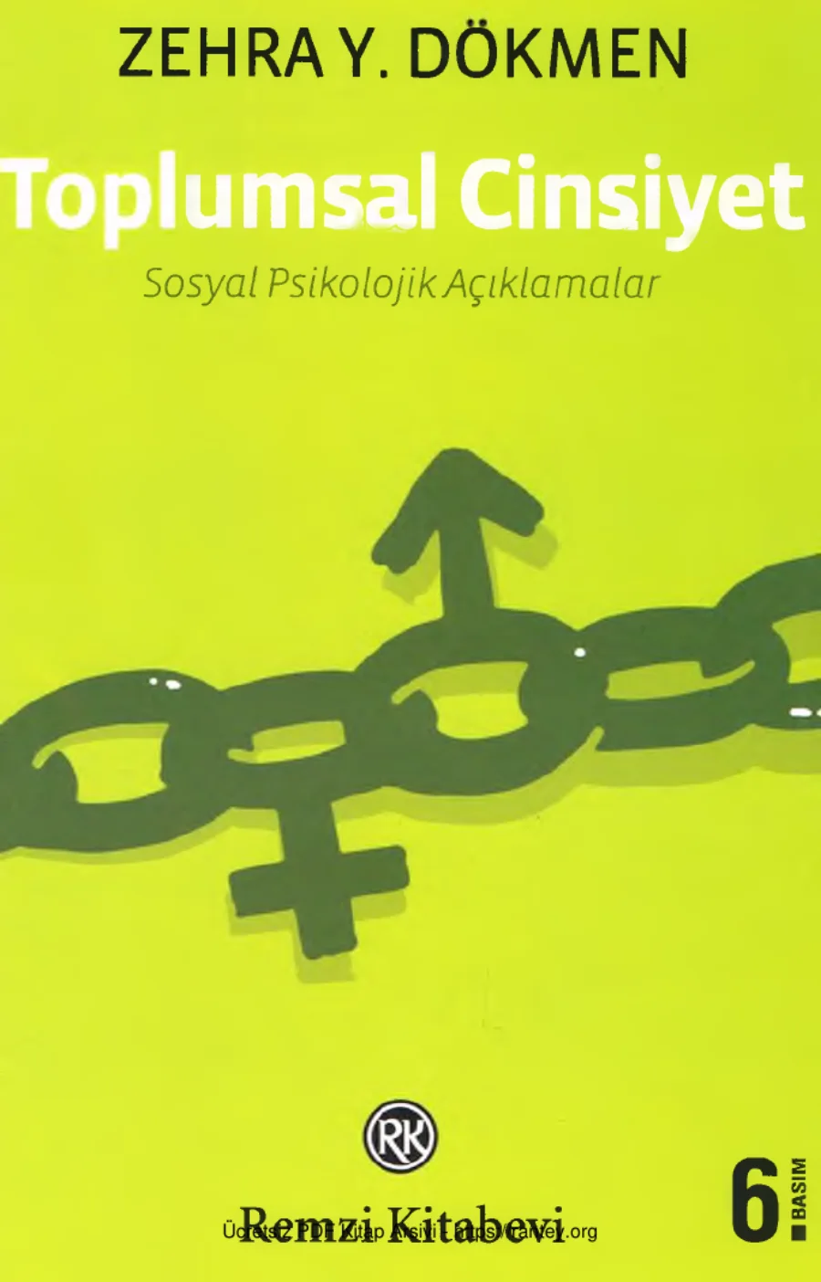 Toplumsal Cinsiyet Sosyal Psikolojik Açıklamalar kapak görseli