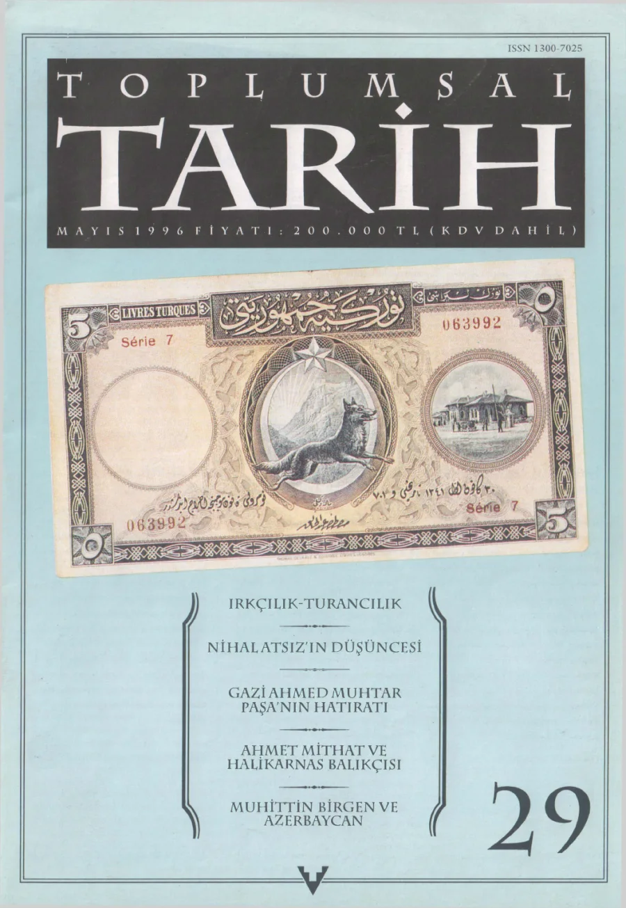 Toplumsal Tarih Sayı 029 Mayıs kitap kapağı