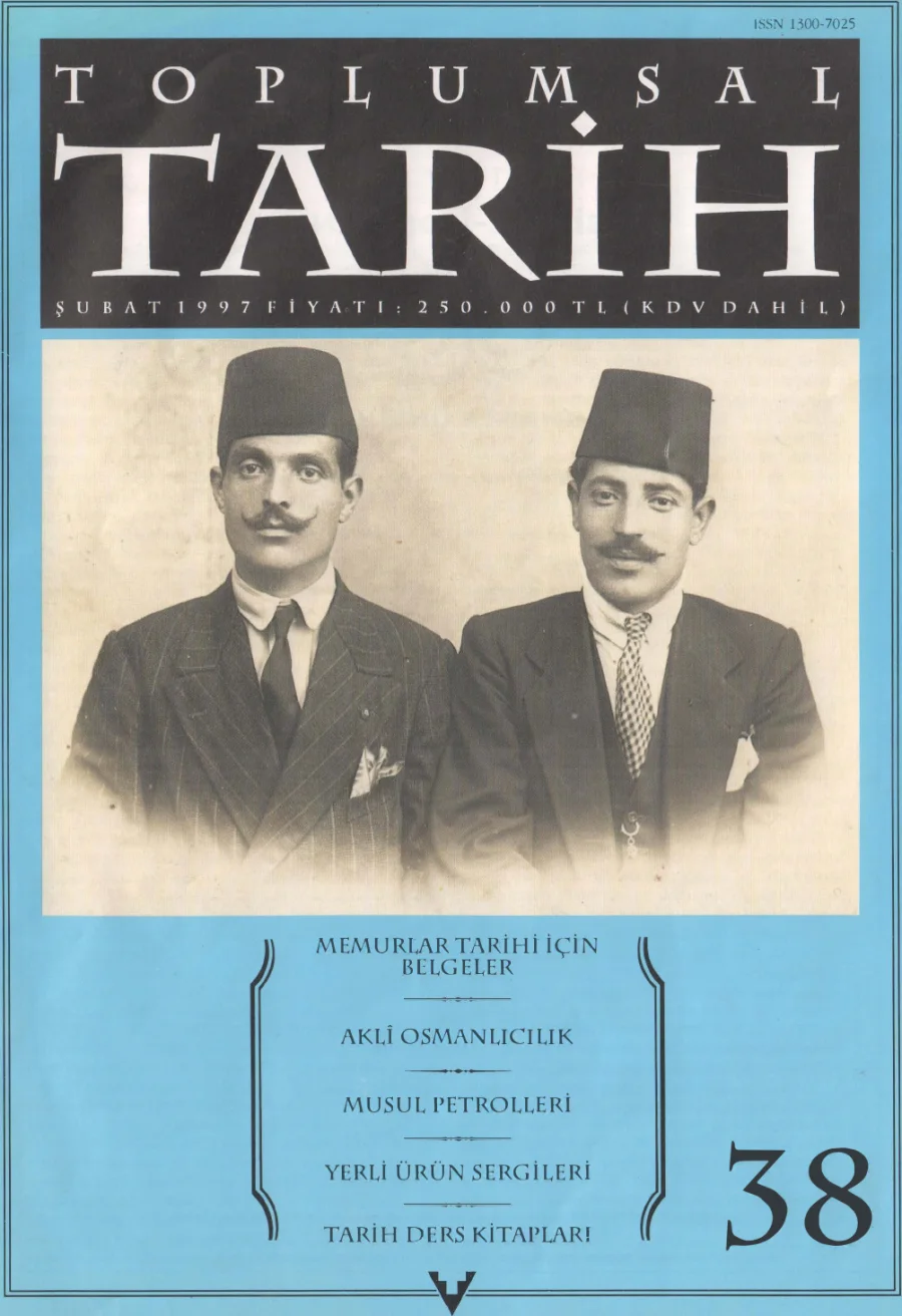 Toplumsal Tarih Sayı 038 Şubat kapak görseli