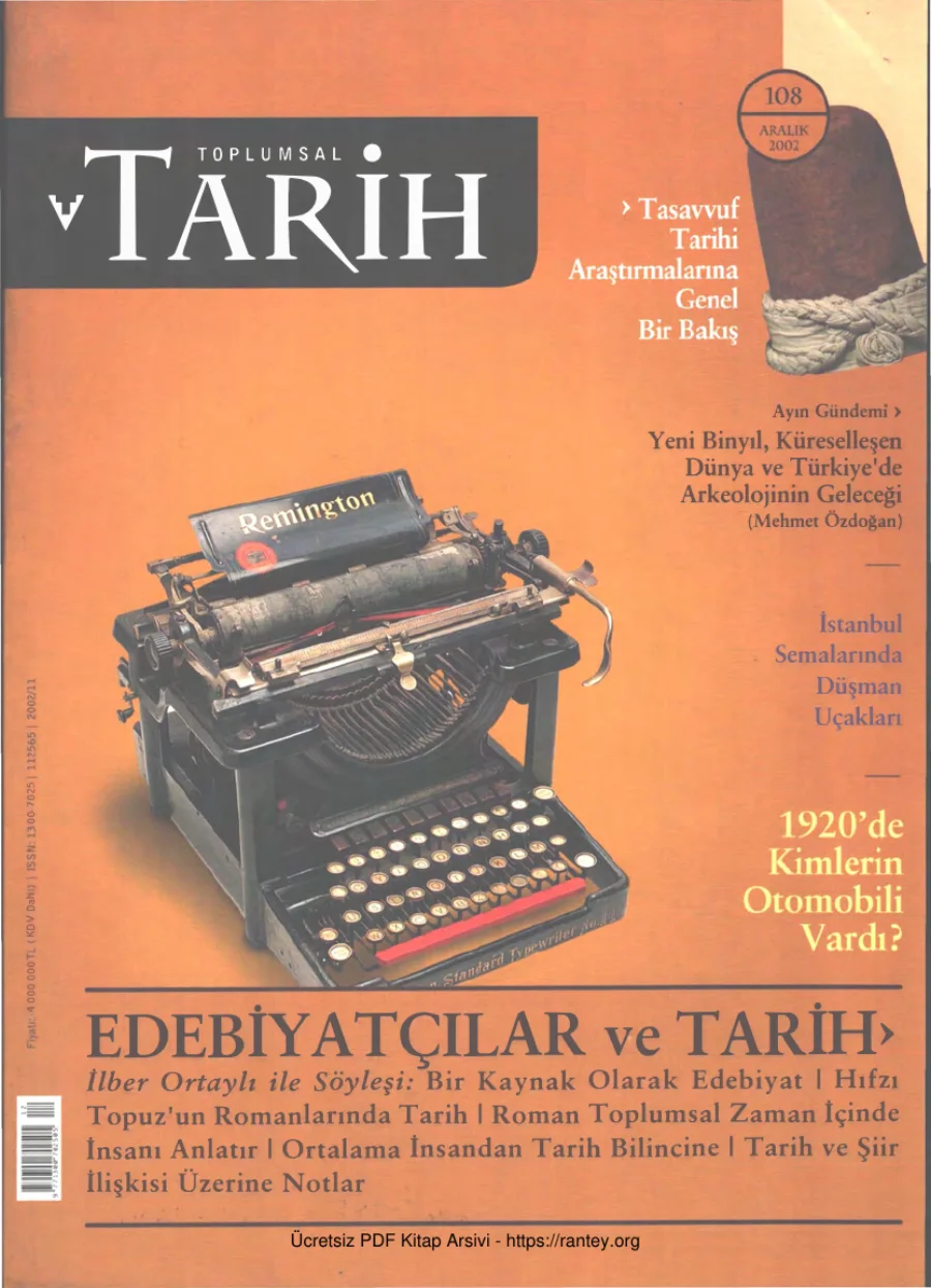 Toplumsal Tarih Sayı 108 kapak görseli
