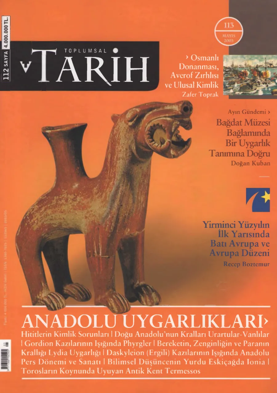 Toplumsal Tarih Sayı 113 Mayıs kitap kapağı