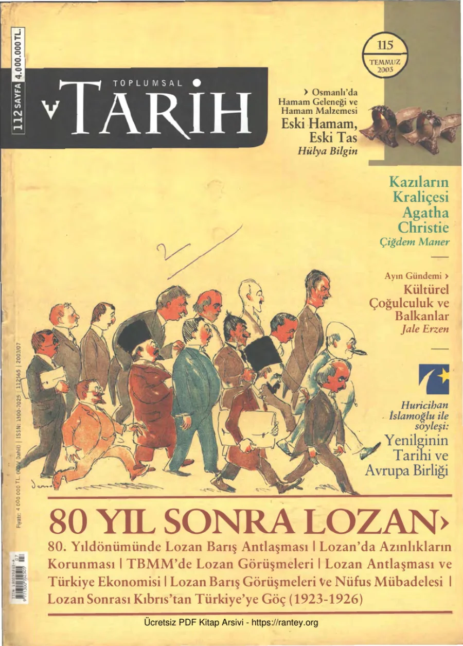 Toplumsal Tarih Sayı 115 kapak görseli