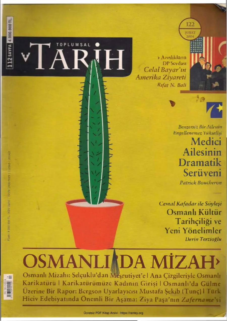 Toplumsal Tarih Sayı 122 kapak görseli