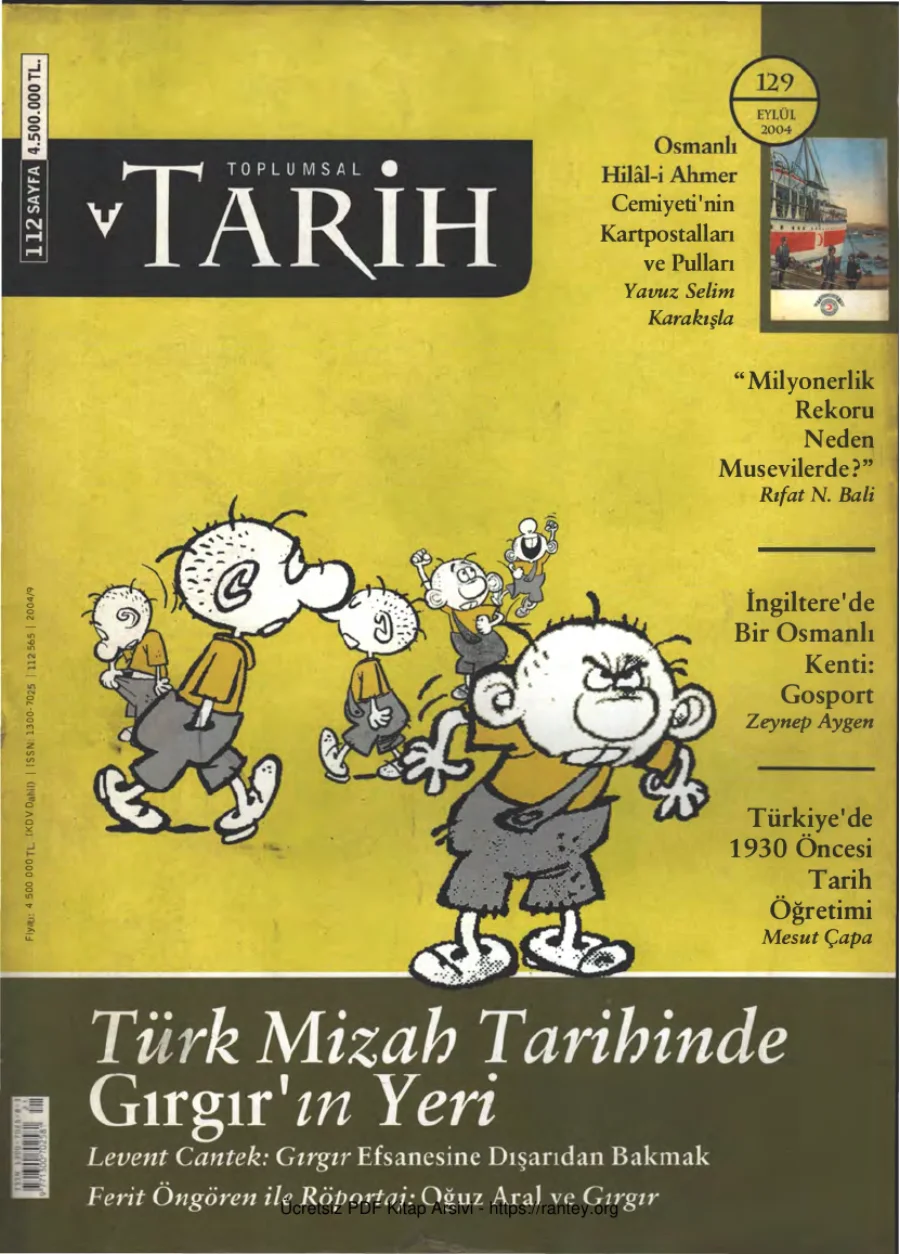 Toplumsal Tarih Sayı 129 kapak görseli