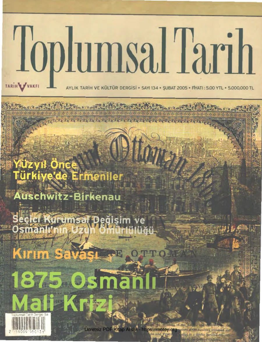 Toplumsal Tarih Sayı 134 kapak görseli