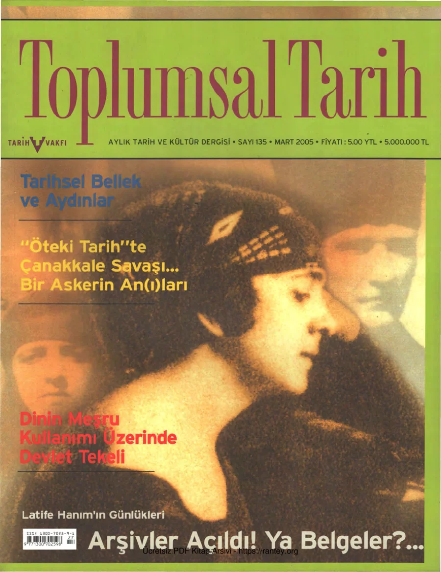 Toplumsal Tarih Sayı 135 kapak görseli