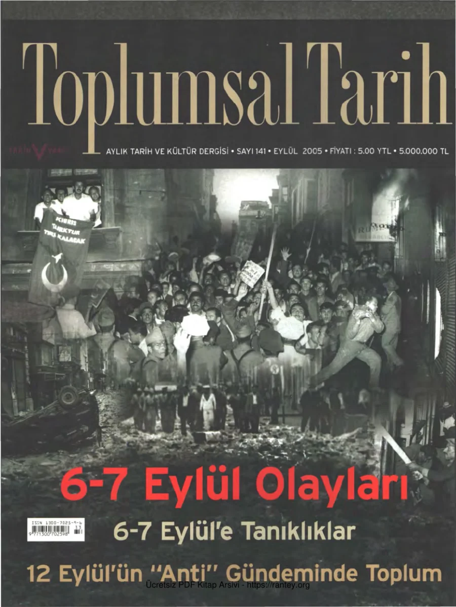 Toplumsal Tarih Sayı 141 kapak görseli