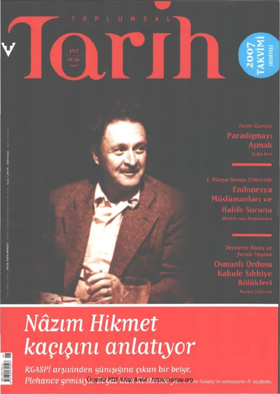 Toplumsal Tarih Sayı 157 Ocak 2007 kapak görseli