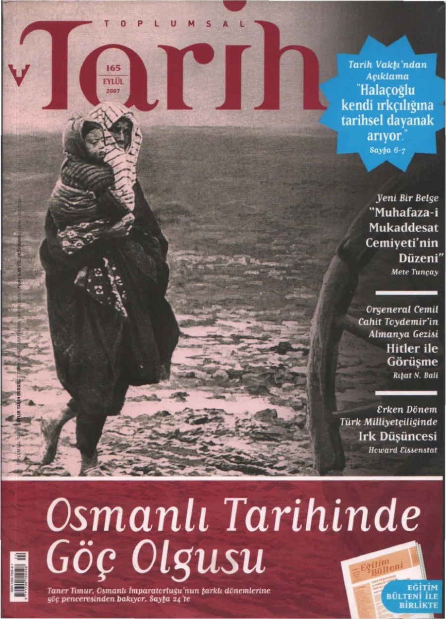 Toplumsal Tarih Sayı 165 Eylül kapak görseli