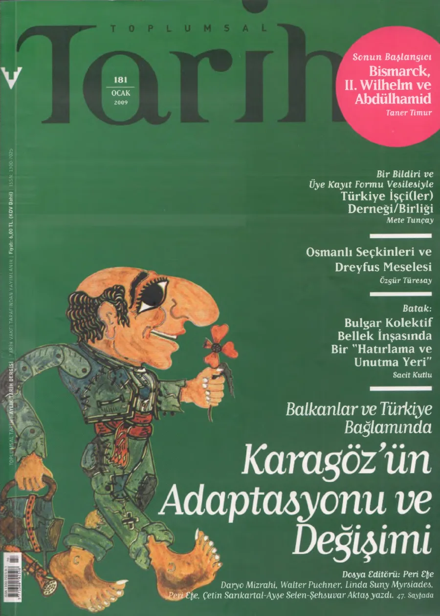 Toplumsal Tarih Sayı 181 Ocak kitap kapağı