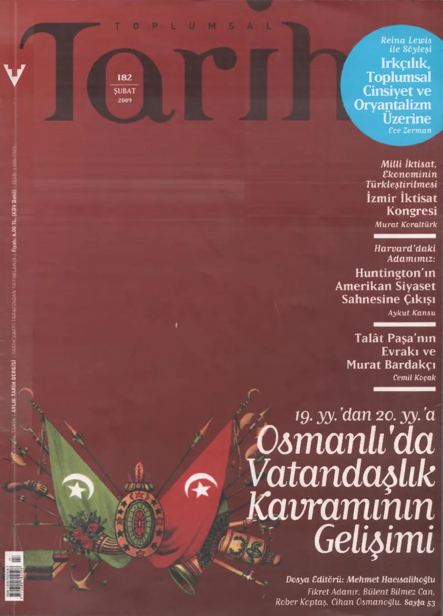 Toplumsal Tarih Sayı 182 Subat kapak görseli