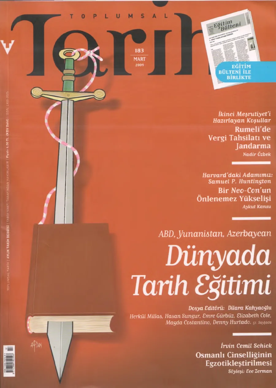 Toplumsal Tarih Sayı 183 Mart kitap kapağı
