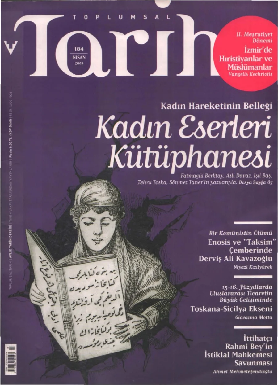 Toplumsal Tarih Sayı 184 Nisan kapak görseli