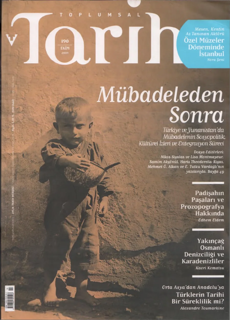 Toplumsal Tarih Sayı 190 Ekim kapak görseli