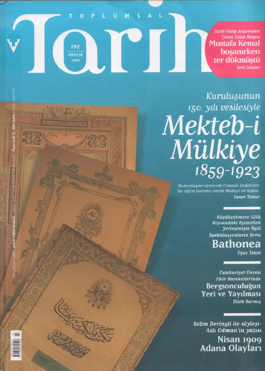Toplumsal Tarih Sayı 192 Aralık kapak görseli