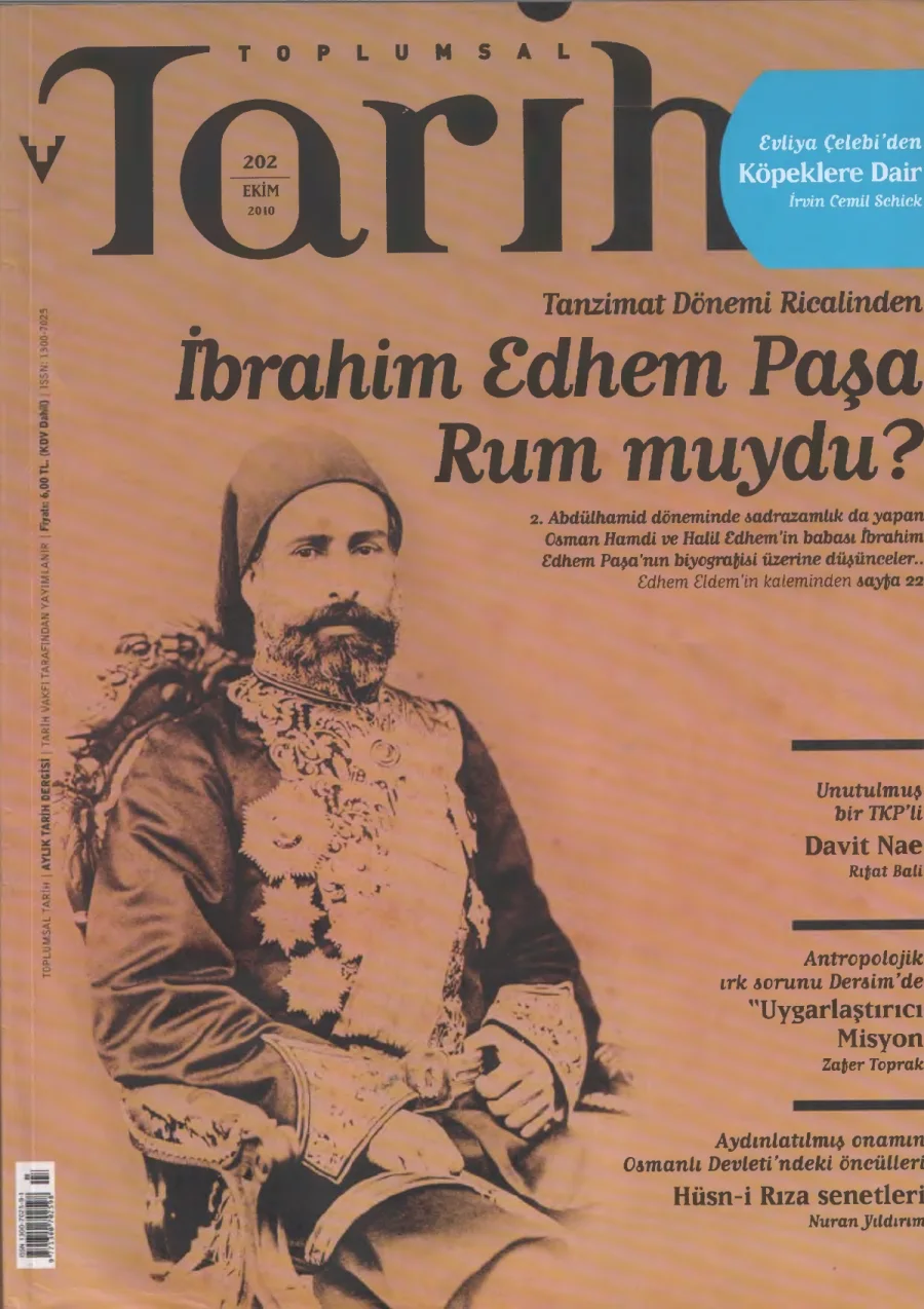 Toplumsal Tarih Sayı 202 Ekim kapak görseli