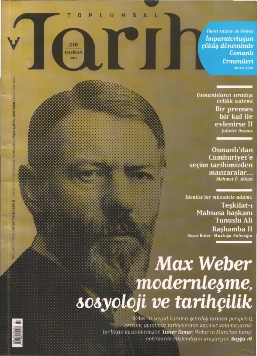 Toplumsal Tarih Sayı 210 Haziran kitap kapağı