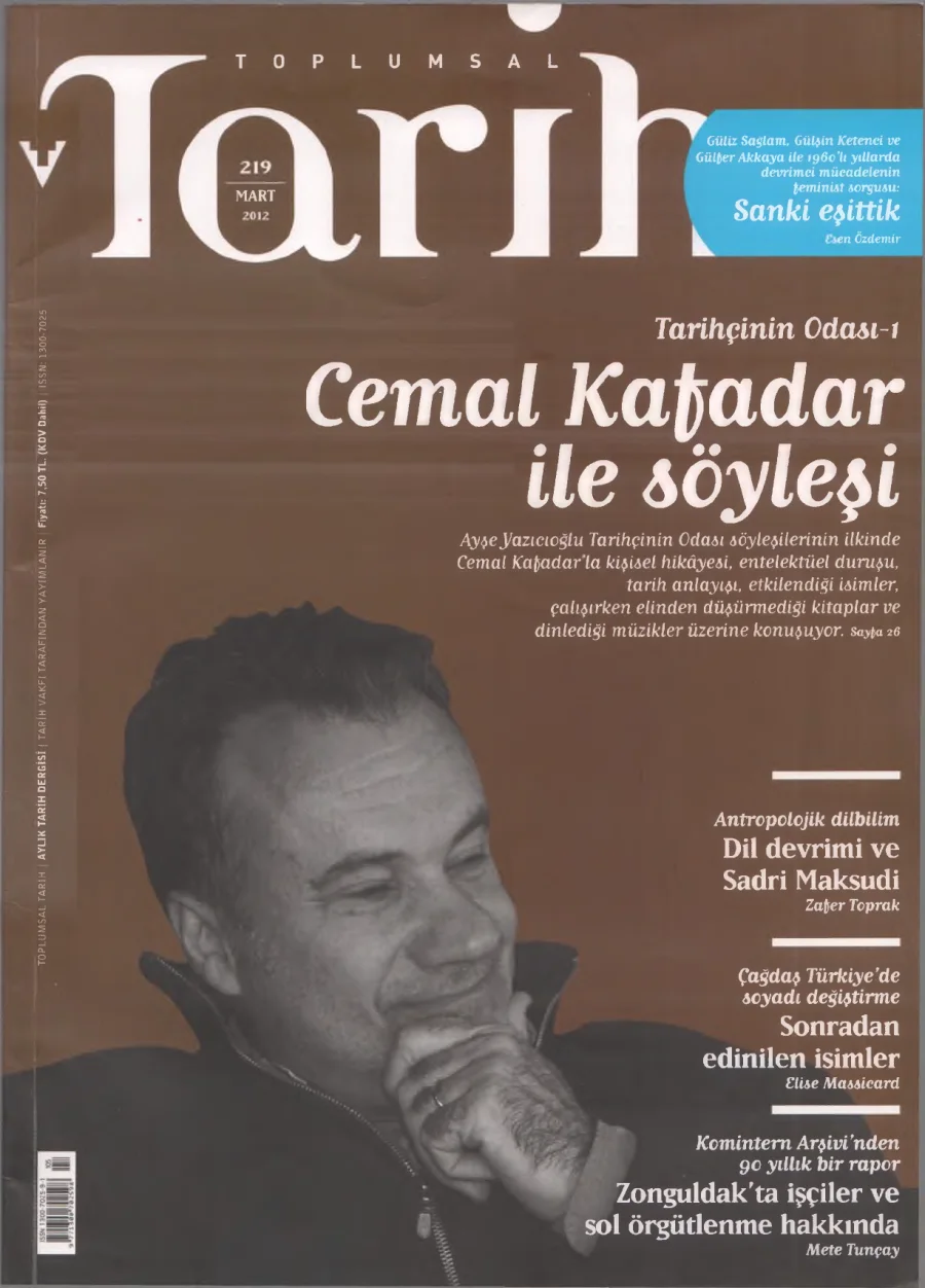 Toplumsal Tarih Sayı 219 Mart kitap kapağı