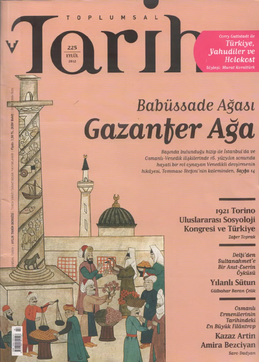 Toplumsal Tarih Sayı 225 Eylül kitap kapağı