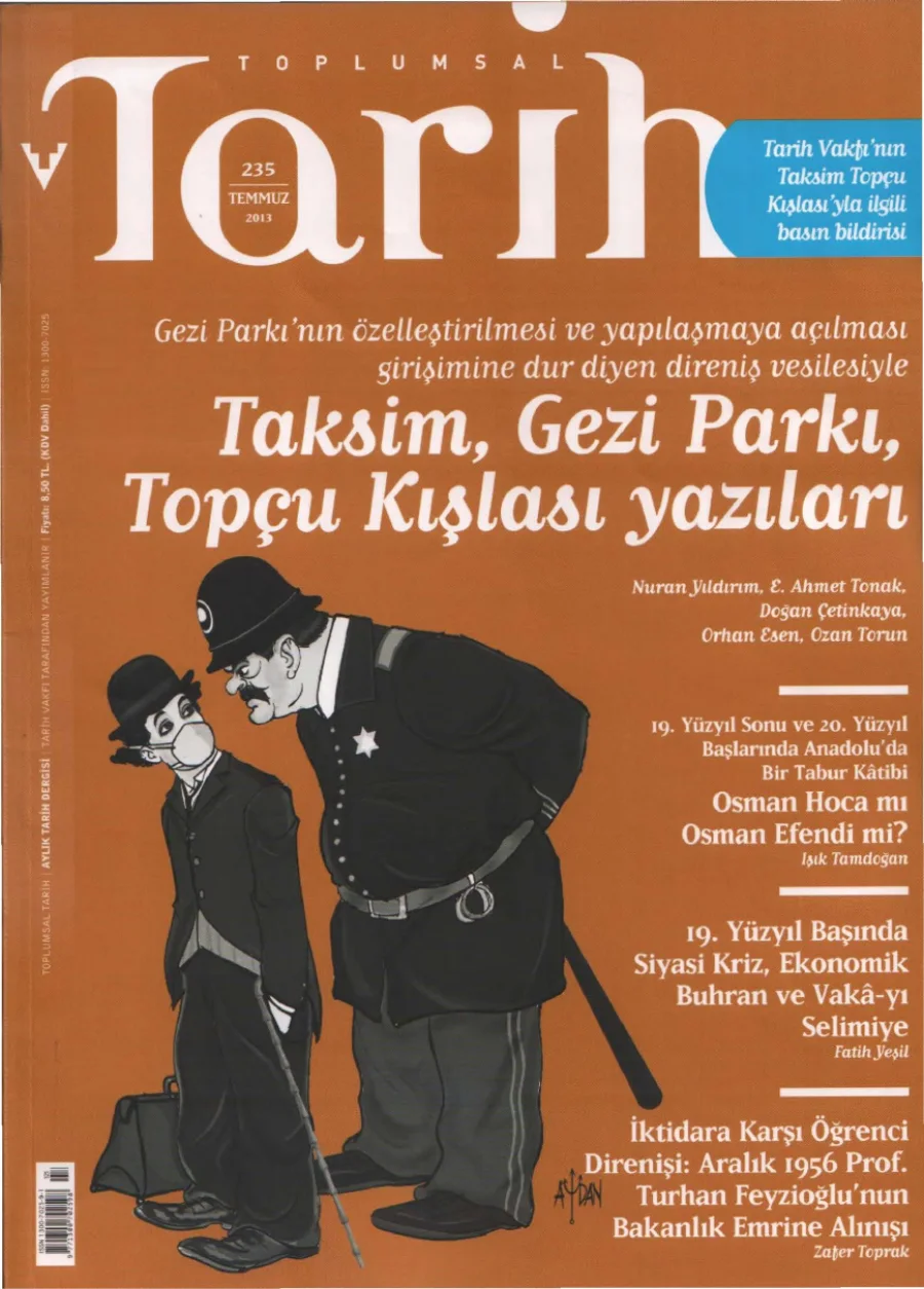 Toplumsal Tarih Sayı 235 Temmuz kapak görseli