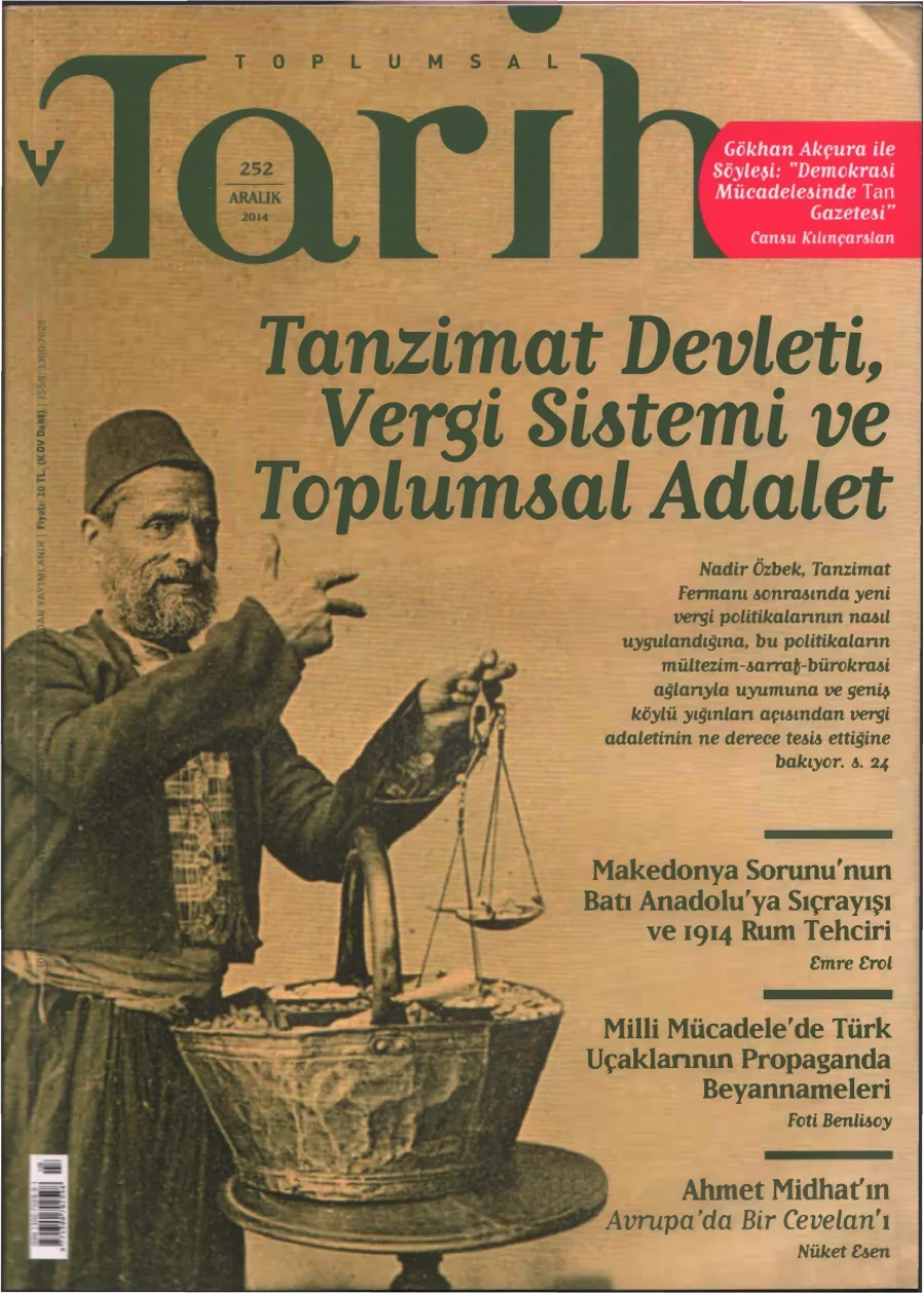 Toplumsal Tarih Sayı 252 Aralık kitap kapağı