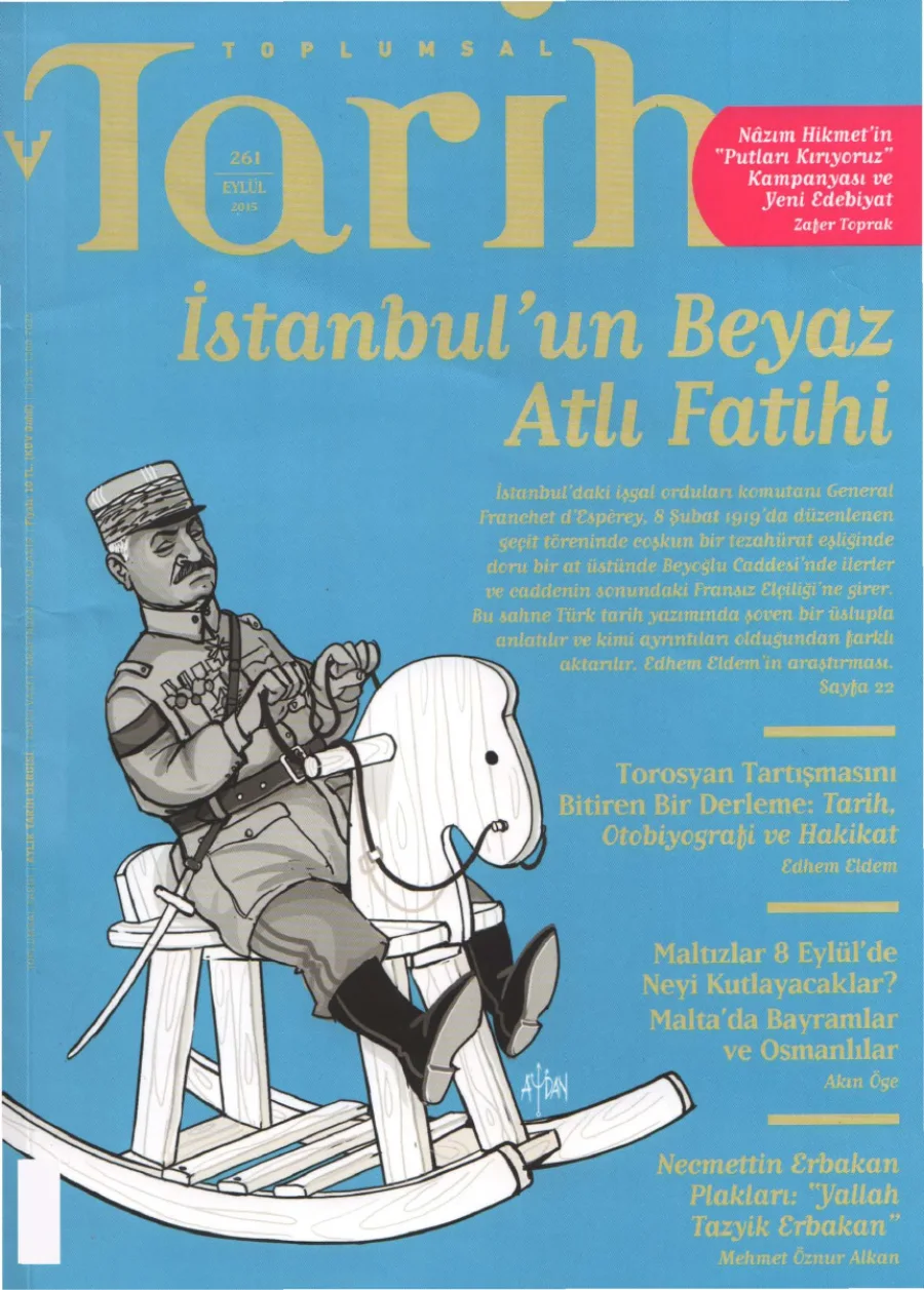 Toplumsal Tarih Sayı 261 Eylül kitap kapağı