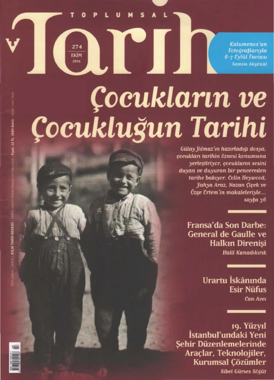 Toplumsal Tarih Sayı 274 Ekim kitap kapağı