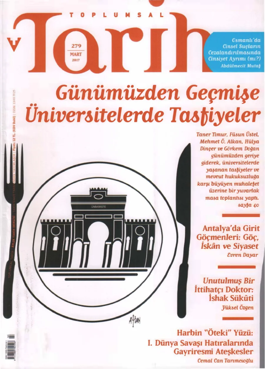 Toplumsal Tarih Sayı 279 Mart kitap kapağı