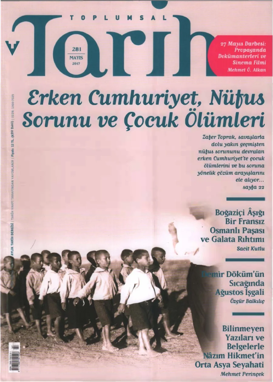 Toplumsal Tarih Sayı 281 Mayıs kapak görseli