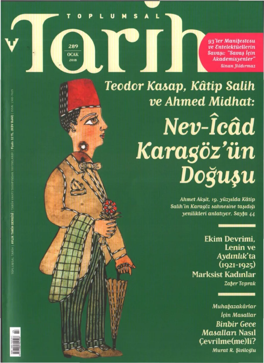 Toplumsal Tarih Sayı 289 Ocak kapak görseli