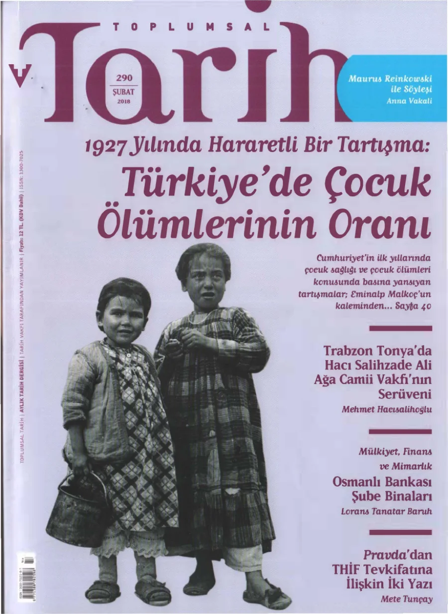 Toplumsal Tarih Sayı 290 Şubat kapak görseli