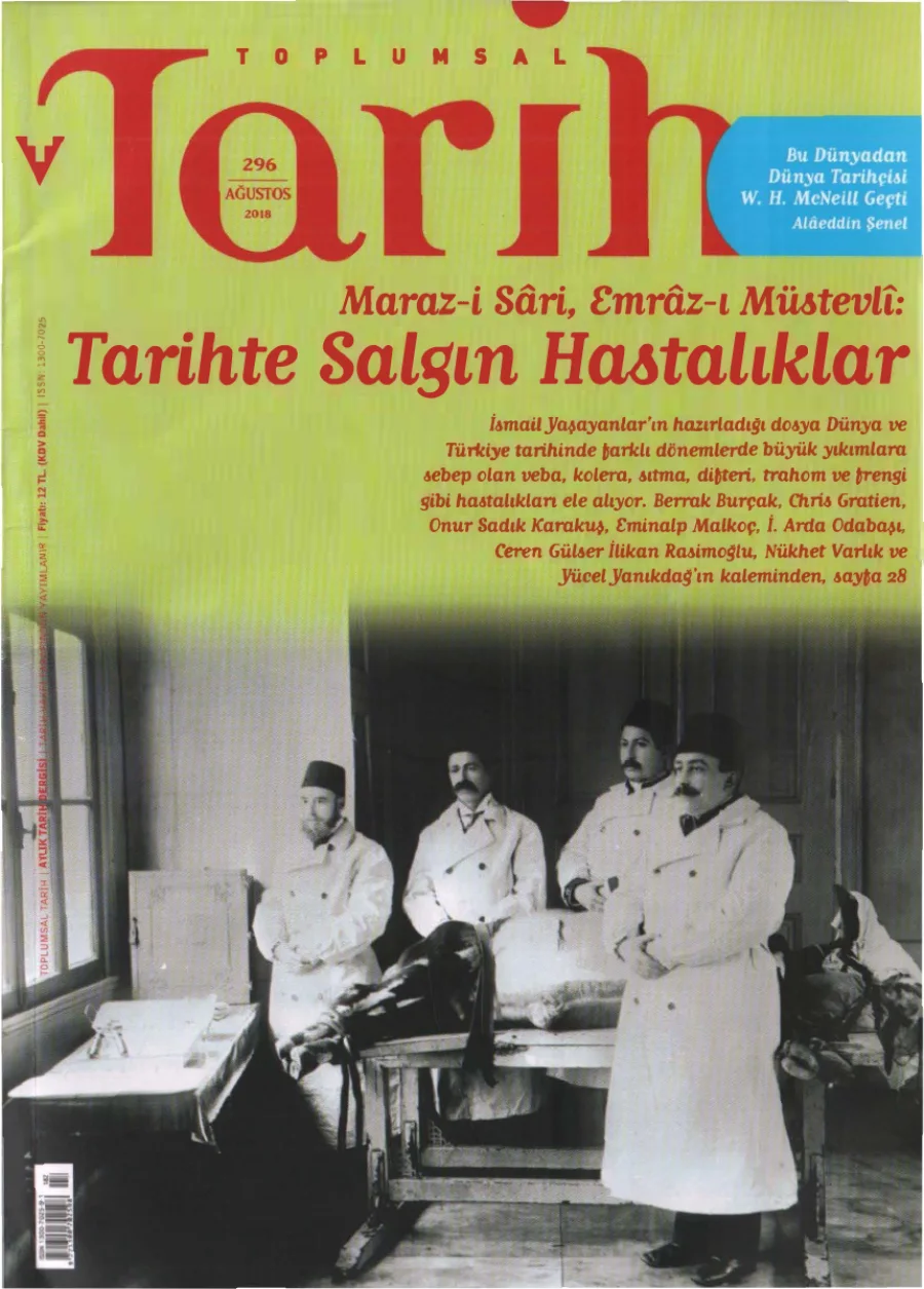 Toplumsal Tarih Sayı 296 Ağustos kitap kapağı