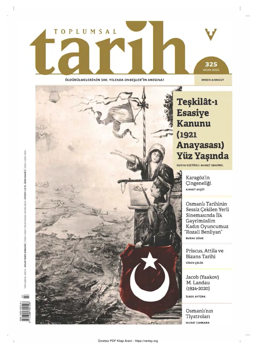 Toplumsal Tarih Sayı 325 Ocak 2021 kapak görseli