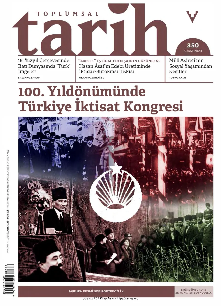 Toplumsal Tarih Sayı 350 Şubat 2023 kapak görseli