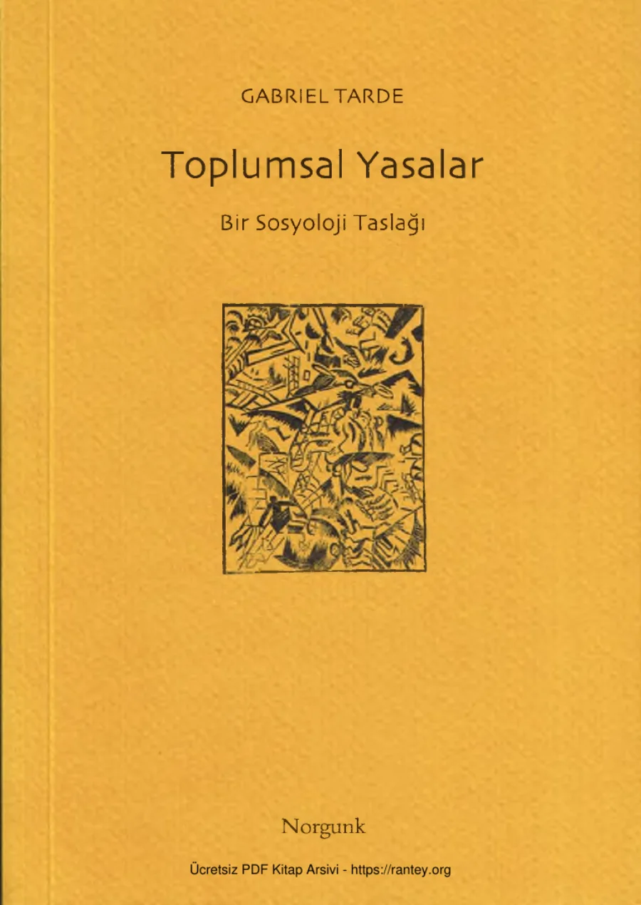Toplumsal Yasalar Bir Sosyoloji Taslağı kapak görseli