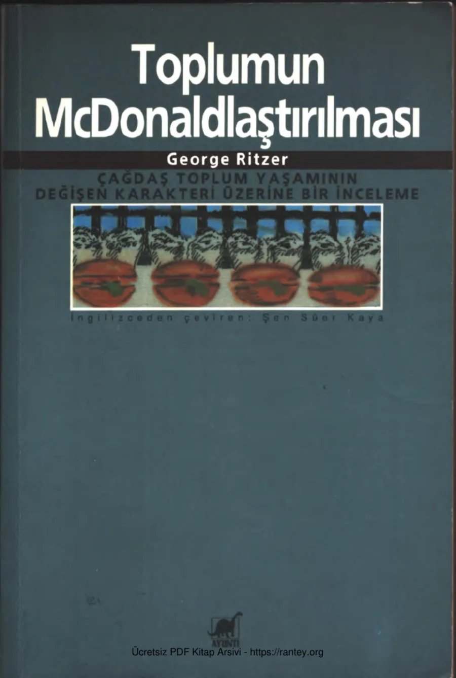 Toplumun McDonaldlaştırılması kapak görseli