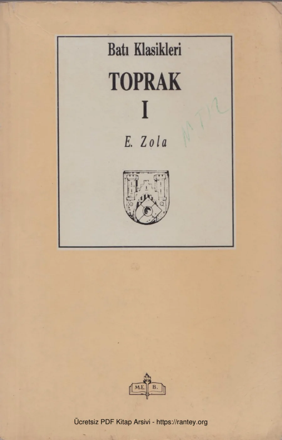 Toprak Cilt I kapak görseli
