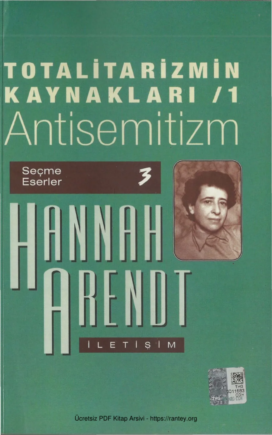 Totalitarizmin Kaynakları 1 Seçme Yazılar 3 kapak görseli