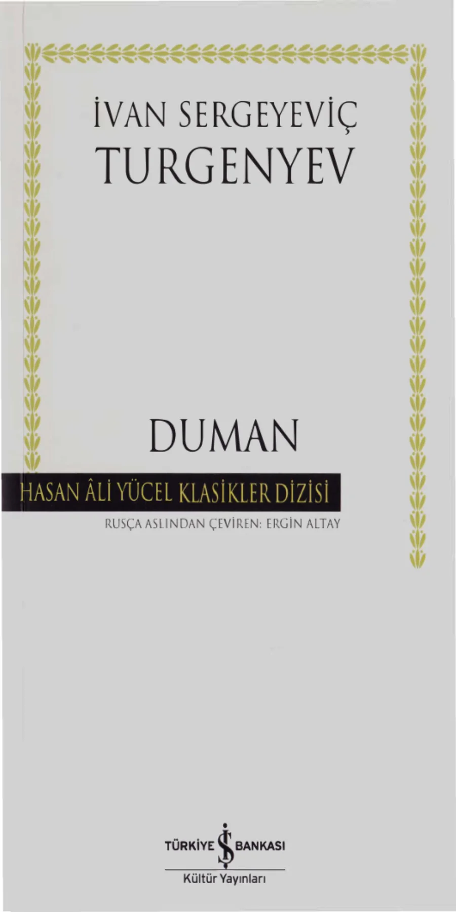 Turgenyev Duman İş Bankası Yayınları kapak görseli