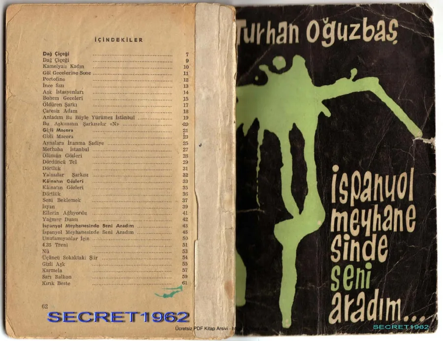Turhan Oguzbas Ispanyol Meyhanesinde Seni Aradim kapak görseli