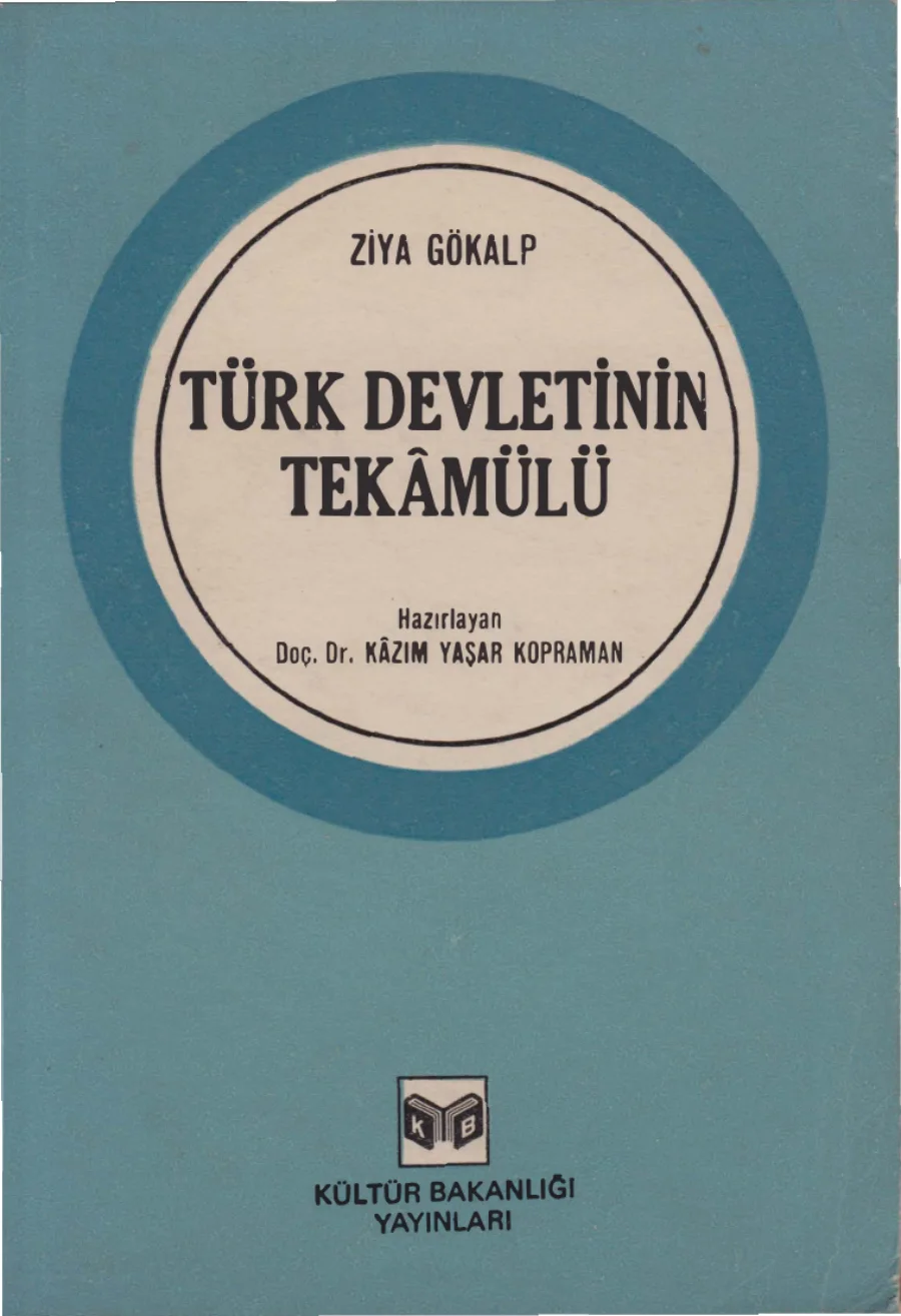Türk Devletinin Tekamülü kapak görseli