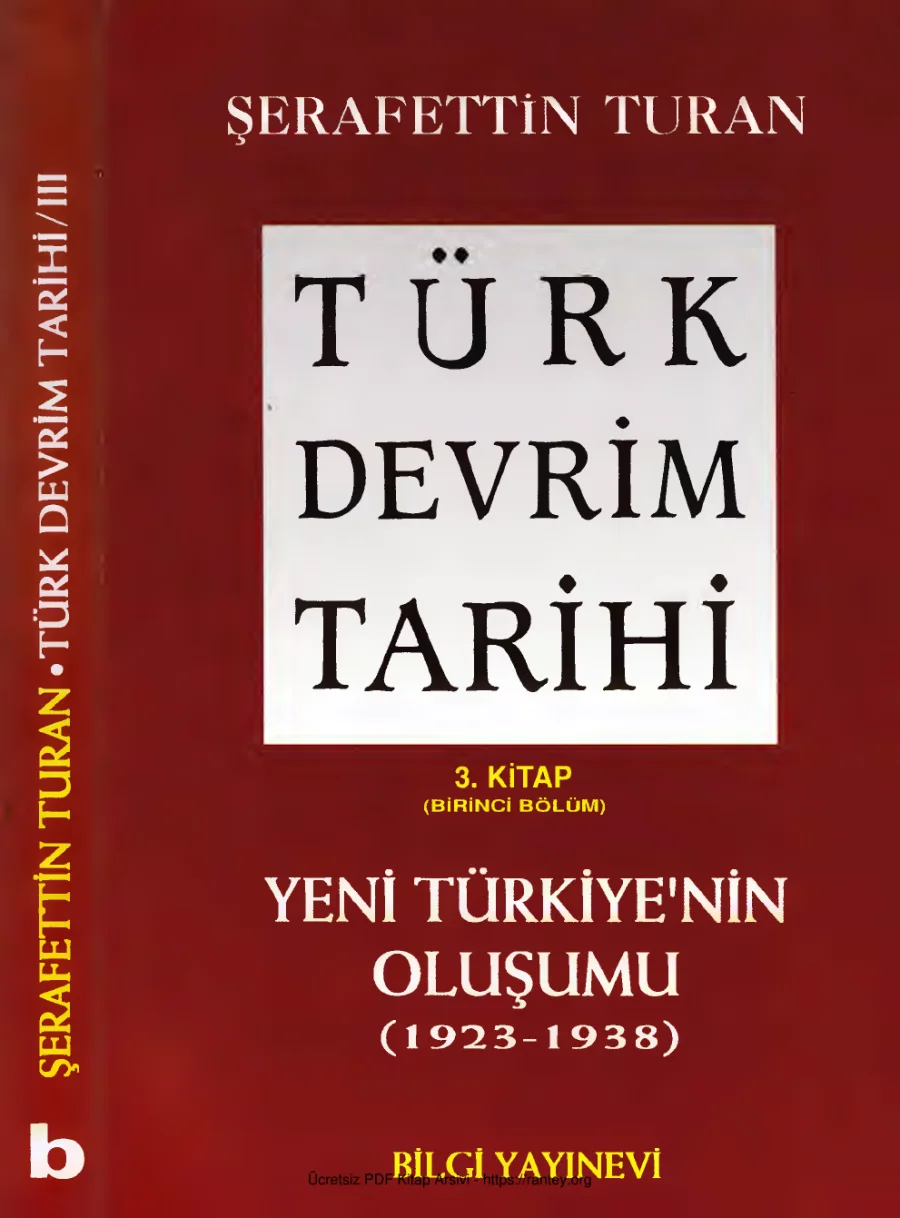 Türk Devrim Tarihi 3 1 Kitap kapak görseli