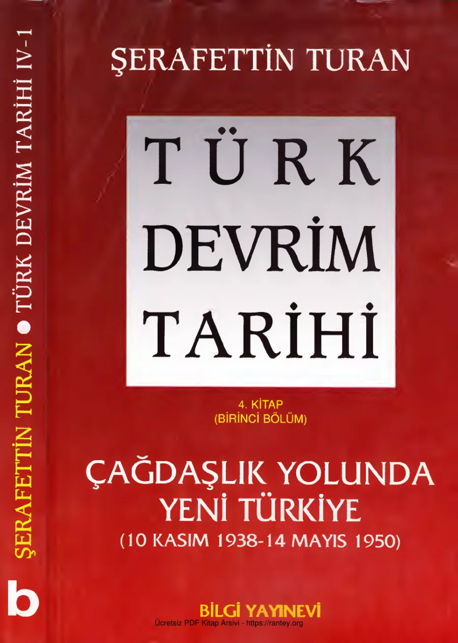 Türk Devrim Tarihi 4 1 Kitap kapak görseli