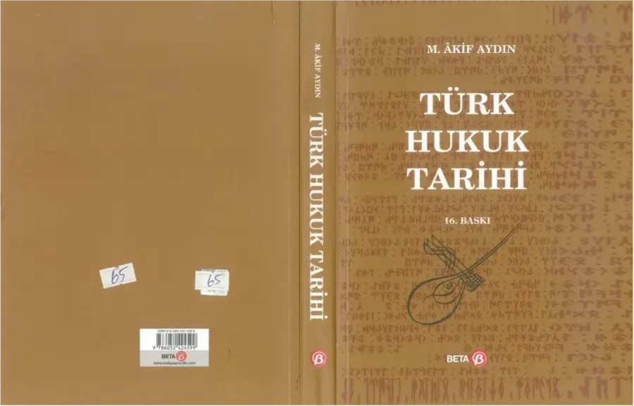 Türk Hukuk Tarihi kitap kapağı