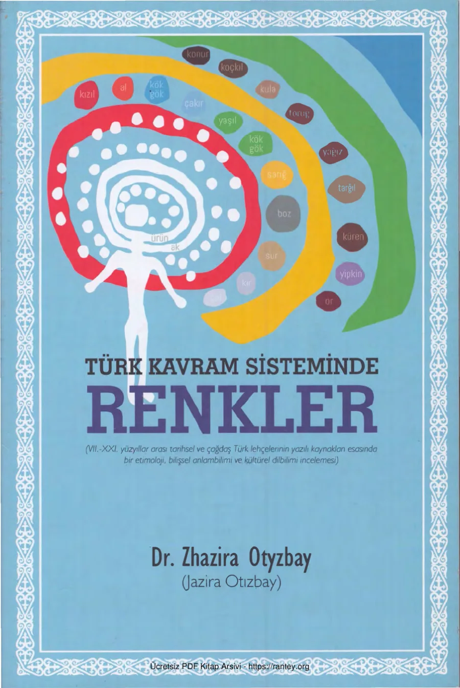 Türk Kavram Sisteminde Renkler SFN Yayınları kapak görseli