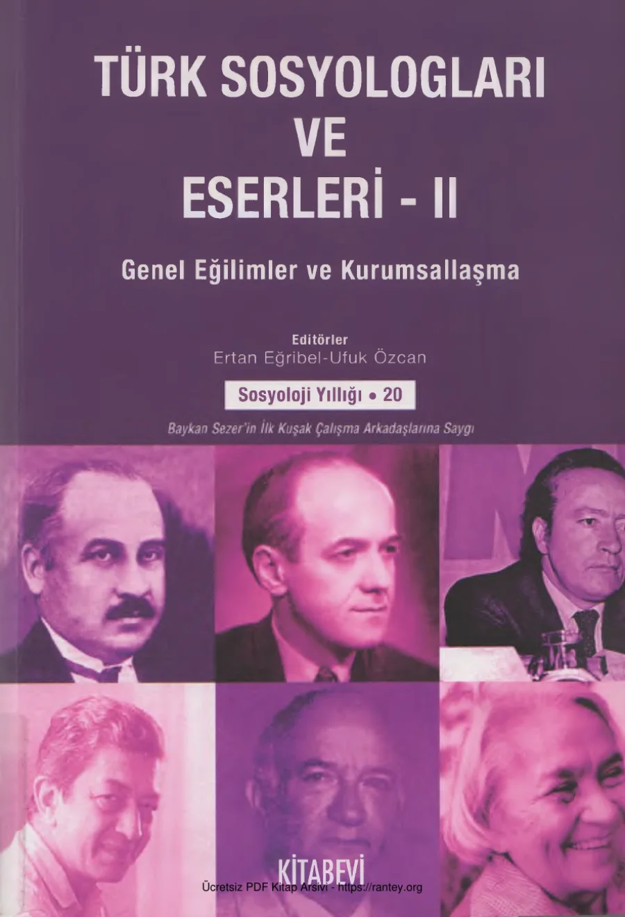 Türk Sosyologları ve Eserleri 2 kapak görseli