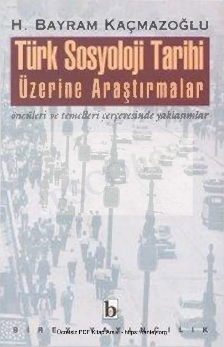Türk Sosyoloji Tarihi Üzerine Araştırmalar kapak görseli